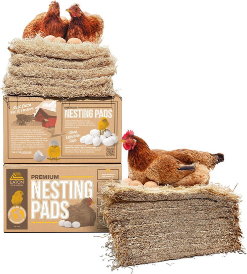 Eaton Pet and Pasture, Premium Laying Hen Nesting Pads, USA Grown &