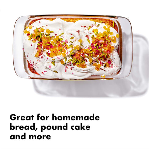 OXO Good Grips Borosilicate Glass Loaf Pan with Lid - Durable & Versatile