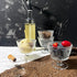Set 4, 9oz (4PCS) Vintage Glass Dessert Bowls, of Glass Ice Cream Sundae Cups with Sunflower Pattern Glass Dessert