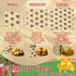 5PCS Set 2 3 Christmas Beeswax Bread Bags Reusable Bread Bags + Wax Paper Sheets,Eco-Friendly Beeswax Wraps