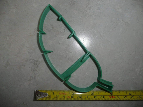 BANANA LEAF OUTLINE TROPICAL PLANT LEAVES COOKIE CUTTER MADE IN USA PR3761