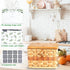 Primo Lines Bamboo Recipe Box with 2 Slots, 25 Recipe Cards, 12 Dividers, Wicker Picnicbasket Set