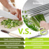 2-Pack Herb Scissors Set with 5 Blades & 3 Blades, Green Stainless Steel Kitchen Shears for Herbs