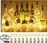 Aluan Wine Bottle Lights with Cork, 10 Pack Waterproof LED Fairy/String Lights for Jar Party Wedding Decoration, Warm
