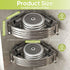 1Pack) Corner Shower Caddy Suction Cup,Shower Shelves with Hooks,No Drilling Powerful Suction Bathroom Organizers