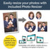 Wedding Boutonniere Photo Charm Bouquet Pin Lapel for Mother of the Bride Groom with Photo Resizing Software