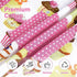 Kids Chef Hat and Apron Set, Toddler Apron for Girls with Large Pocket for Cooking and Baking