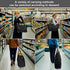 LKbeuuu Reusable Grocery Bag on Wheels Shopping Bag with Wheels, Detachable Roller Tote Bag, Luggage Bag, used
