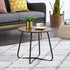 VECELO Small Round Anti-Rust Outdoor Snack Table