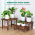 3 Tiered Small Plant Stands Shelf Indoor Outdoor,Wood Flower Pot Stand Holders Rack,Freestanding Corner Ladder Shelves