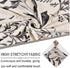 2 Eco-Ancheng Wingback Chair Slipcover Piece Slipcovers for Wingback Chairs Jacquard Wingback Chair Covers Washable