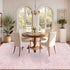 5x7 Rugxara Pink Rug for Living Room Bedroom, Area Rugs Washable Vintage Floral Retro Boho Non Slip & Low Pile Nursery