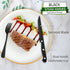 HaWare 24-Piece Black Silverware Set - Stainless Steel Cutlery Set for 4, Includes Knives, Forks, Spoons