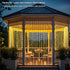8FT 210 Decor(8 7ft) Vigdur Led Curtain String Lights, Window Fairy Lights for Bedroom with Warm LEDs, Hanging Twinkle