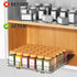 RCHYFEED Pull Out Spice Rack Organizer for Cabinet, Heavy Duty Slide Out Seasoning Organizer Fits Kitchen and Pantry