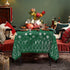 60 120 Inch LUSHVIDA Christmas Tablecloth, x Rectangle Table Cloth Washable Water Resistance Decorative Microfiber