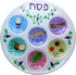 Cazenove Passover Seder Plates, 10 Pack, 10" Heavy Duty Quality Plastic Disposable Plates