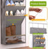 Closet, VERONLY Door Shoe Organizer, Over The Door Hanging Shoe Rack with Large Pockets, Space Saving Shoe Storage