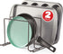 Stock Your Home Bronze Steel Baking Pan Organizer Rack, 2 Pack for Kitchen Storage of Cutting Boards and Cookie Sheets