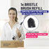 Replacement Bristle Brush Head Scrubber Refill for Extendable Tub Tile Shower Scrubber for Cleaning Non-Scratch (1x Bristle Brush Gray)