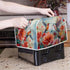 Hummingbird Flower Print Toaster Covers, 2 Slice Wide Slot, Dustproof Floral Protectors, Machine Washable Gift for Women