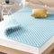 Best Price Mattress 2 Inch Egg Crate Memory Foam, Cooling Gel Infusion Full Mattress Topper, Blue