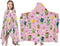 JOPJOLIW Cactus Hooded Towel for Kids 30" x 50", Cute Dancing Cactus Print