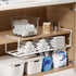 Closet, Organization(White,2PCS) Expandable Hanging Shoe Rack Organizer for Adjustable Shoe Rack Under Cabinet Shelf