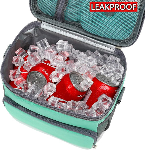Insulated Lunch Bag for Adult/Women/Men, Reusable Large Cooler Tote with Adjustable Shoulder Strap