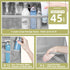 STORAGEIDEAS 6 12 2-Pack Closet Over Door Organizer with Extra Large Pockets Side Pockets, Sturdy Rack, Hanging Storage