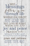DEXSA May Blessings Follow You…New Horizons Wood Plaque with Easel - Made in the USA