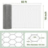16in 82ft Amagabeli x Chicken Wire Fencing Garden Netting Poultry Wire Hexagonal Galvanized Mesh Roll Dog Barrier