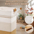 DOFASAYI Laundry Hamper, 85L Large Basket with Leather Handles, Decorative Storage for Blankets, Clothes Hamper