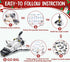 Asoulin 2025 24 Countdown 25-In-1 Set 6+ Advent Calendar Boys, Days STEM Space Explorer Rover & Space Shuttle Building