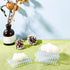 CHENGU Counter(Clear,4 Plastic Bar Soap Holder Soap Saver Tray Bar Dish Self Draining Dishes for Sponge Dryer Bathroom