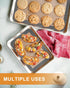 Silicone Baking Mat Set of 5 - 2 Half Sheet Mats, 2 Quarter Sheets, 1 9'' Oven Liner - Non Stick