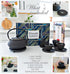 11PC Set 26Oz 4 (2Oz 4 Large Japanese Tea "Gashu Black" Cast Iron Tea Pot with Tea Cups each), Saucers, Loose Leaf Tea