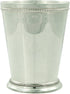 Twine Mint Julep Cup, Set of 1, 12 oz, Real Brass with Sterling Silver Plating Derby Cocktail Tumbler