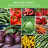 15 Pack Vegetable Garden Seed Vault for Planting Collection | Heirloom Non-GMO Family Garden Kit & Gift Tomato
