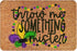 Welcome Mats for Front Door Outdoor Entry, Mardi Gras Masks Doormat, Funny Non Slip Mat for Home Indoor Rugs 17x30 Inch