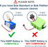 HQRP Battery Compatible with BOBSWEEP Bob Standard, Bob PetHair, Junior WJ540011, Pet Hair Plus 2.0 Robotic Vacuum
