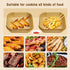150 Pack Square Mini Air Fryer Liners for 2qt Air Fryer, Disposable Non-stick Baking Paper