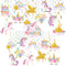 Zonon 51 Pcs Unicorn Hanging Swirl Decorations for Girls Birthday Party Supplies, Rainbow Decor