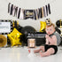 First/1st WAOUH Mr Onederful High Chair Banner - Birthday Decoration for Boy,Theme Garland for Birthday Party,Photo