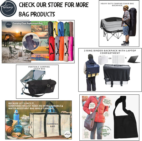 36"x24"x6") 420D NAVY BLUE (Large Beach Chair Bag. For Tent, Camping Mattress, Recliner, Dog Bed, Director & Lounge