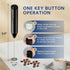 2024 YSSOA Electric Milk Frother Handheld with Stainless Steel Stand Battery Operated Whisk Drink Mixer for Coffee