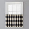 SKL Home Grandin Cafe Curtain Tier Pair, 57x24, Black/Natural