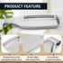 Stainless Steel Spoon Rest for Kitchen Stove Top, Large Cooking Utensil Holder, Heavy Duty, Dishwasher Safe