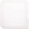 Winco PE Square Cover, Fits 6 and 8-Quart, White