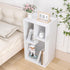 3-Cube 2-Tier VECELO Bookcase, Customized Storage Display Shelf, Bookshelf with Height Difference Fits Tallest